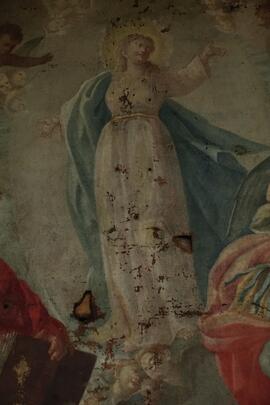 Dipinto Madonna e San Giovanni