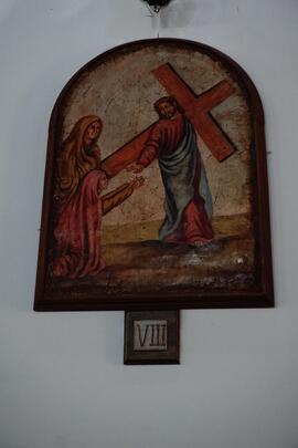 Quadretto della VIII stazione della Via Crucis