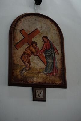Quadretto della Vstazione della Via Crucis