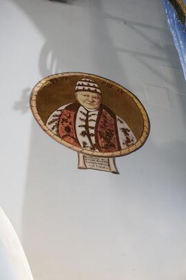 Affresco di papa Pio IX