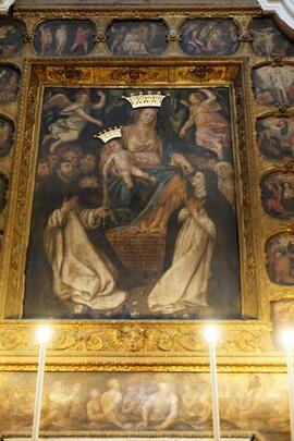 dipinto Madonna del Rosario