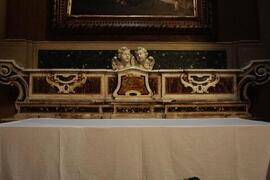 Bottega Napoletana sec.XVIII, altare con teste alate 1/3