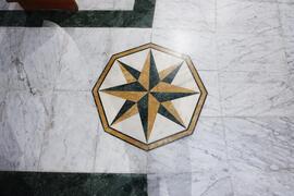 Stella di marmo di decorazione a mosaico