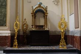 tronetto per esposizione eucaristica