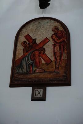 Quadretto della IX stazione della Via Crucis