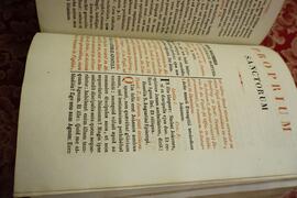Pagina di libro antico Chiesa S. Anna