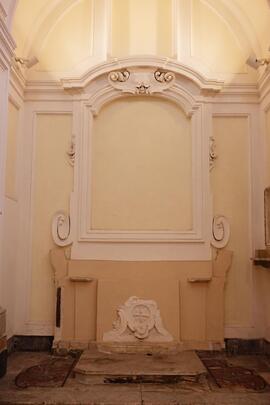decorazione plastica di altare laterale