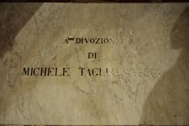 incisione in marmo dedicato a michele taglialatela