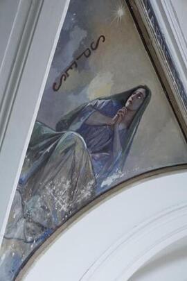 affresco raffigurante l'allegoria della Speranza
