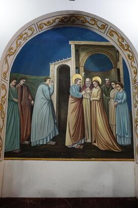 Affresco “Sposalizio della beata Vergine Maria”