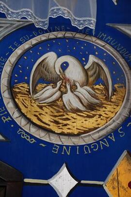 affresco di allegoria cristiana