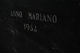 Incisione in marmo dell’anno mariano 1954 chiesa di san francesco