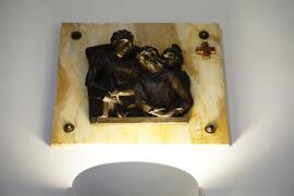 Quadretto della I stazione della Via Crucis
