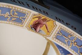 Affresco dell’arcangelo Michele con spada fiammeggiante