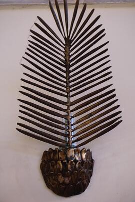 Lampada da parete a forma di palma (8)