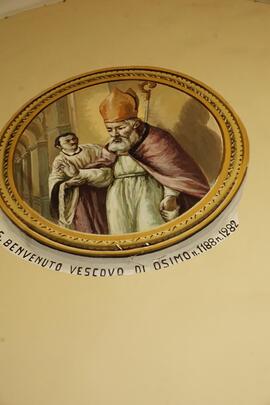 Affresco s. Benvenuto vescovo di Osimo