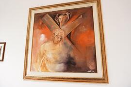 Dipinto di Cristo con la croce