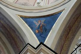affresco di puttino