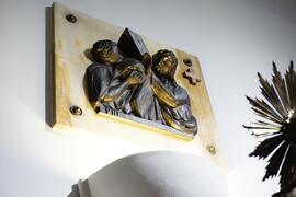 Quadretto della VIII stazione della Via Crucis