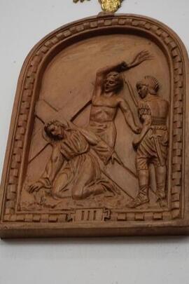 Rilievo in terracotta della Via Crucis S. G. Evangelista