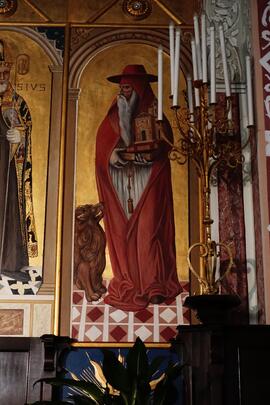 Affresco di s. Girolamo