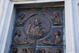 Serie decorativa plastica di portale maggiore CHIESA SAN NICOLA