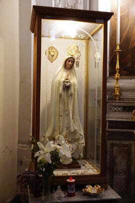 Statua devozionale nella chiesa di S. Sofia