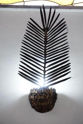 Lampada da parete a forma di palma (5)