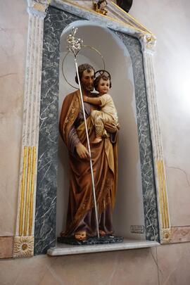 Scultura di s. Giuseppe con il bambino