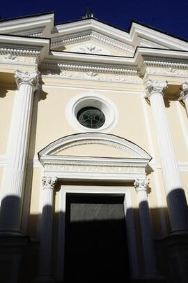 Facciata di edificio sacro Chiesa di san Marco evangelista