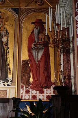affresco di san Girolamo