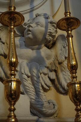stucco decorativo Putti