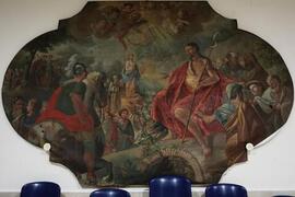 Dipinto della predicazione di San Giovanni Battista