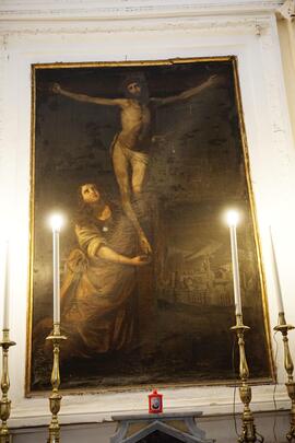 la Maddalena ai piedi di Cristo crocifisso
