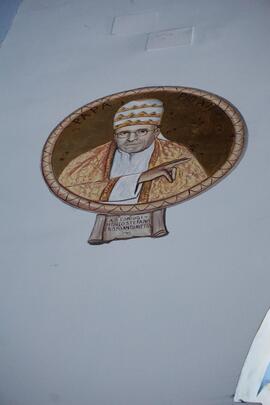 Affresco di papa Pio XII