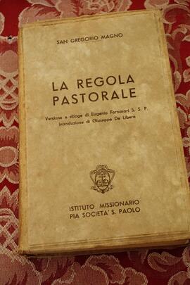 Libro “La regola pastorale” Chiesa S. Anna