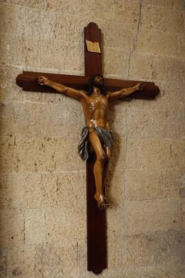 Scultura di Gesù sulla croce S. Anna