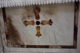 Decorazione in marmo - Chiesa S. G. Evangelista