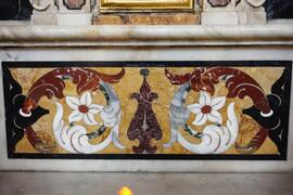 lastra marmorea decorative di tabernacolo
