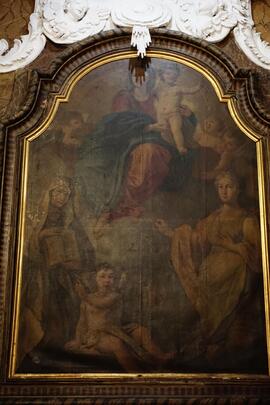Cacciapuoti N. sec. XVIII, Madonna con Gesù Bambino e santi