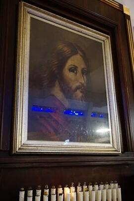 Cornice del quadro del volto di Cristo