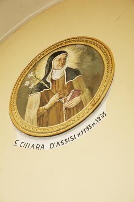 Affresco di s. Chiara d’Assisi