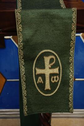 Copri leggio liturgico verde