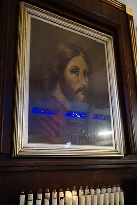 Cornice del quadro del volto di Cristo
