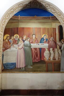 Affresco “Nozze di Cana B.V. Maria mediatrice”