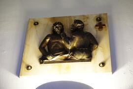 Quadretto della X stazione della Via Crucis